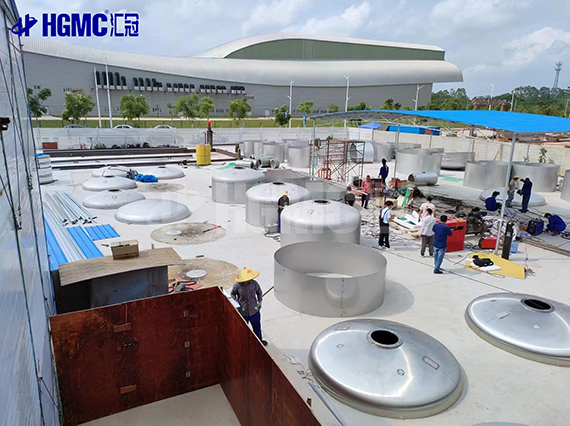 廣東陽江酷鼠精釀3萬噸酒廠施工中